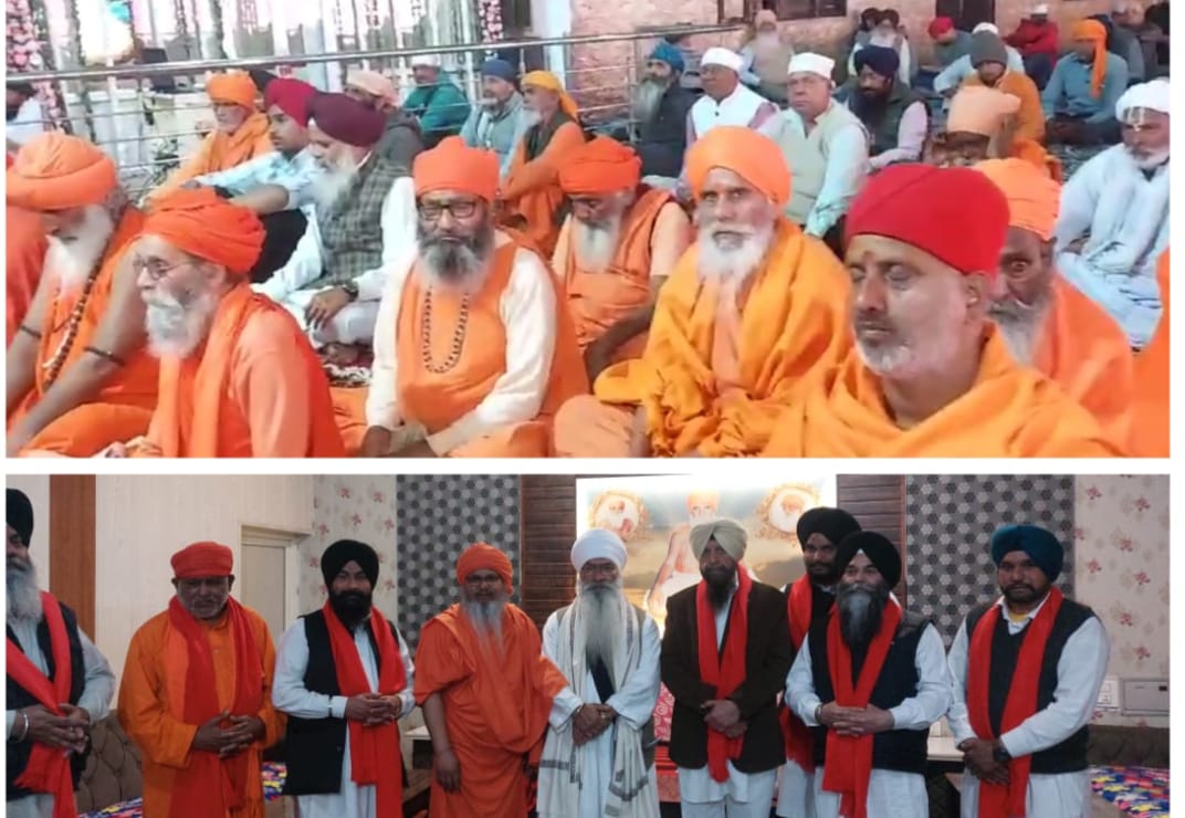 Shri Guru Ravidas Maharaj Ji's Prakash Parv was celebrated at Tap Sthan Nirmal Kutia Chhambwali Pandava